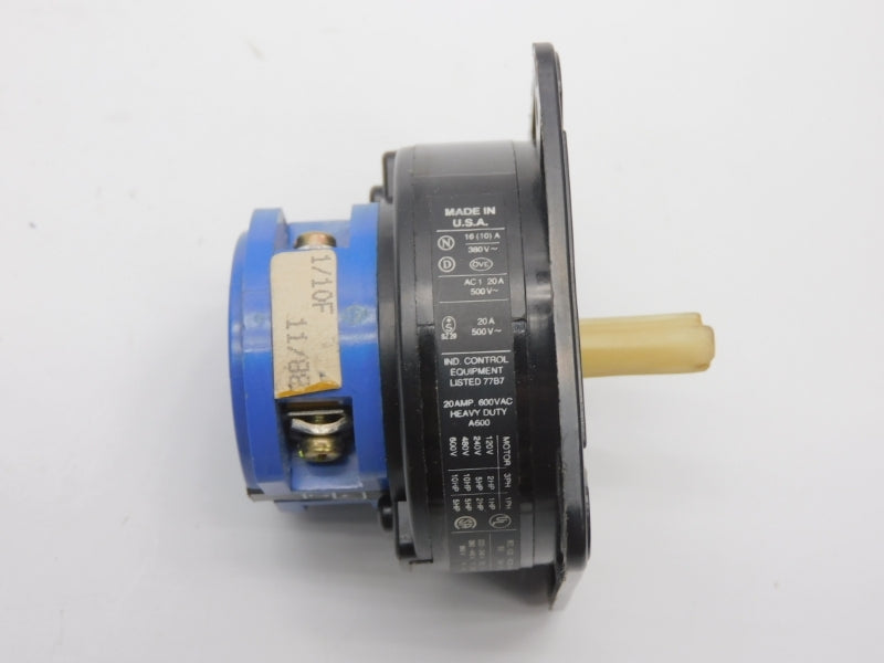 KRAUS&NAIMER C18 600VAC 20A (AS IS) UNMP