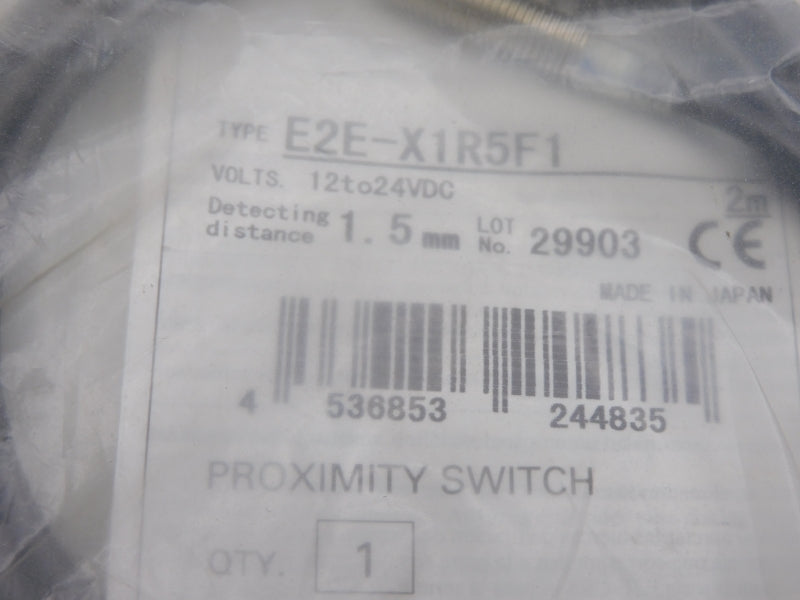 OMRON E2E-X1R5F1 12-24VDC 1.5MM NSNP