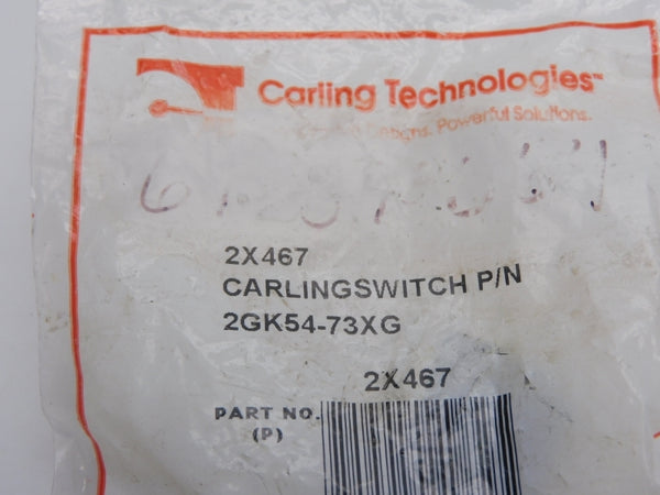 CARLING TECHNOLOGIES 2GK54-73XG 2X467 250VAC 10A NSMP