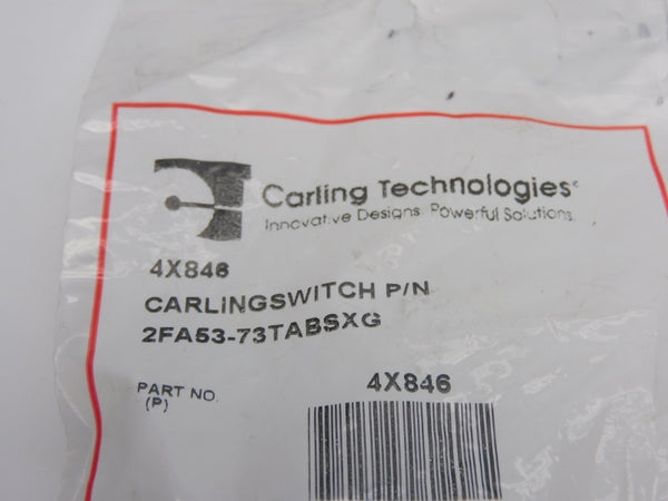 CARLING TECHNOLOGIES 2FA53-73TABSXG 4X846 250VAC 15A NSMP