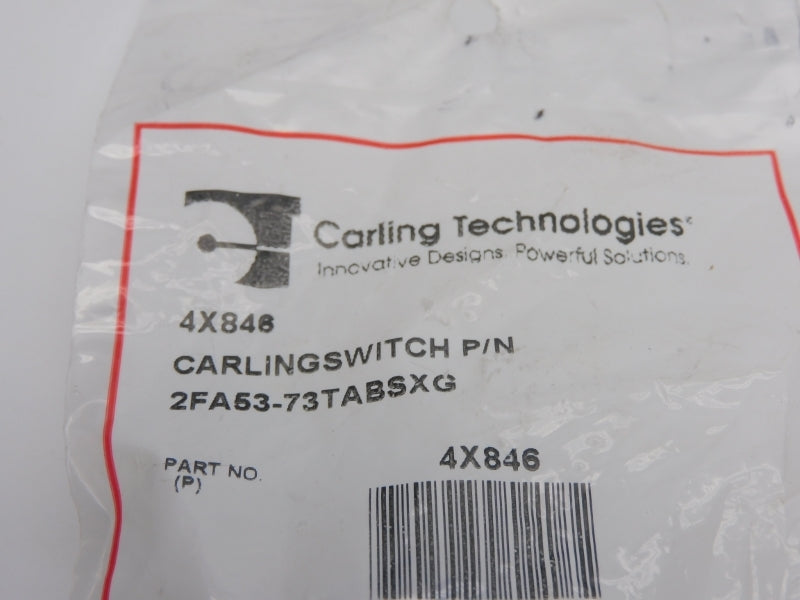 CARLING TECHNOLOGIES 2FA53-73TABSXG 4X846 250VAC 15A NSMP