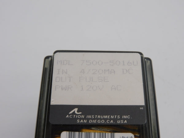 ACTION INSTRUMENTS 7500-5016U 120VAC NSNP