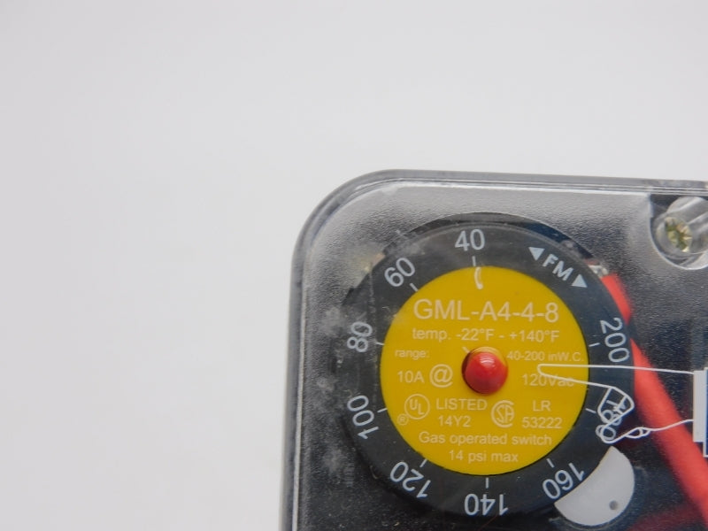 DUNGS GML-A4-4-8 120VAC 10A 14PSI NSNP