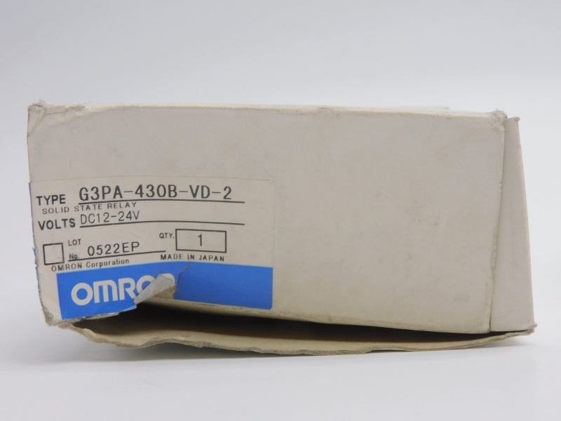 OMRON G3PA-430B-VD-2 12-24VDC 30A (AS PICTURED) NSMP
