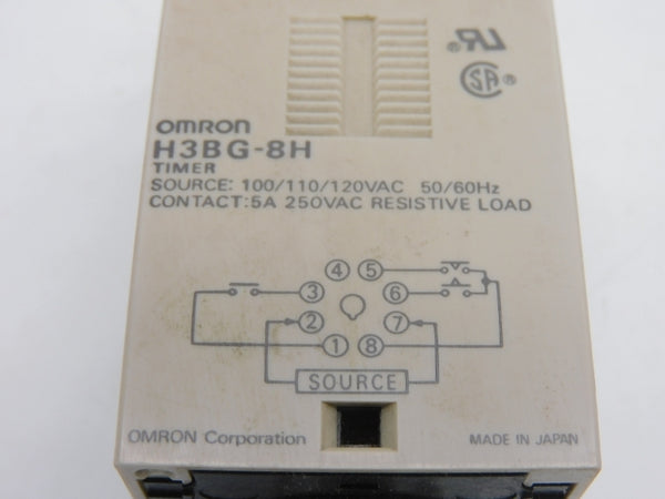 OMRON H3BG-8H 250VAC 5A NSNP