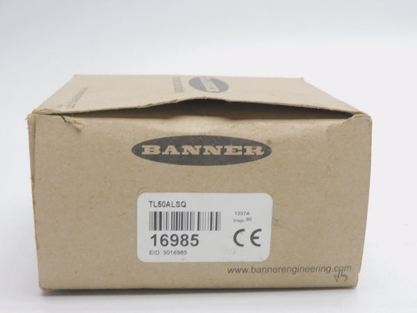 BANNER ENGINEERING TL50ALSQ 16985 18-30VDC NSMP