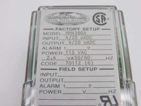 MIGHTY MODULE MM4380A 115VAC 4/20MADC NSNP