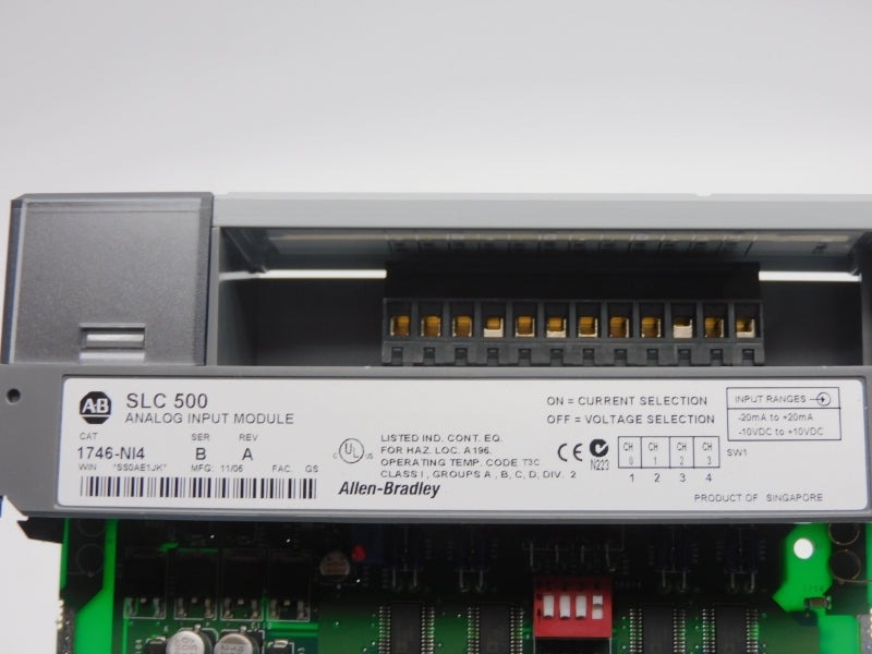 ALLEN BRADLEY 1746-NI4 SER. B REV. A 10VDC NSNP