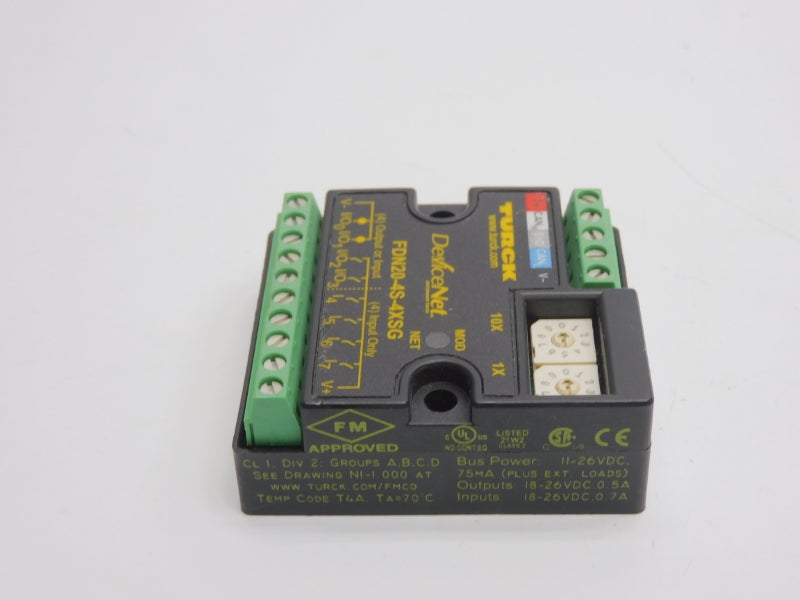TURCK FDN20-4S-4XSG F/W 4.003 18-26VDC 0.7A NSNP