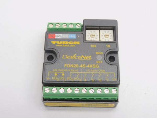 TURCK FDN20-4S-4XSG F/W 4.003 18-26VDC 0.7A NSNP