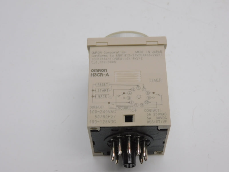 OMRON H3CR-A 100-240VAC 5A 1.2S-300H NSMP
