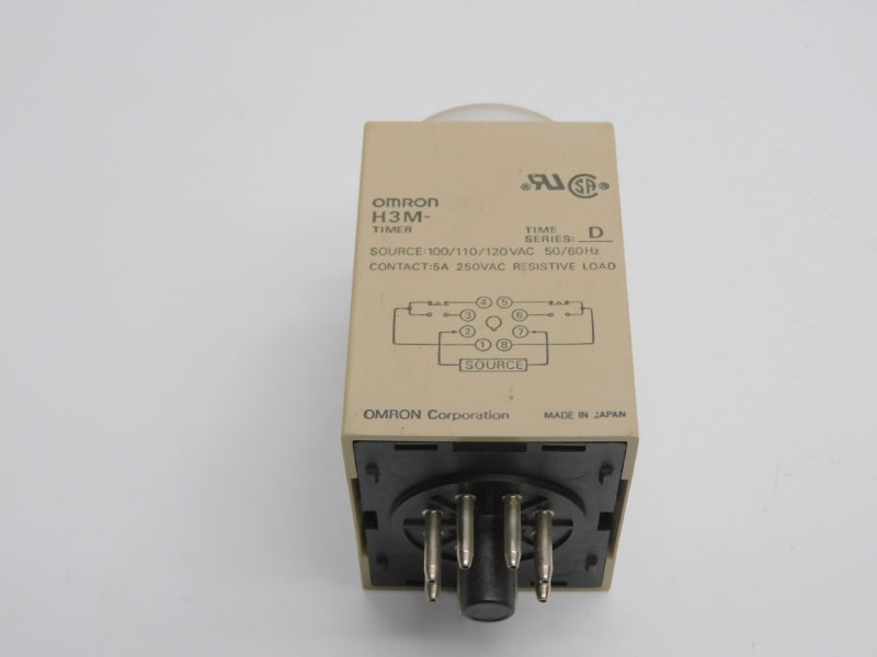 OMRON H3M SER. D 100/110/120VAC 5A NSNP