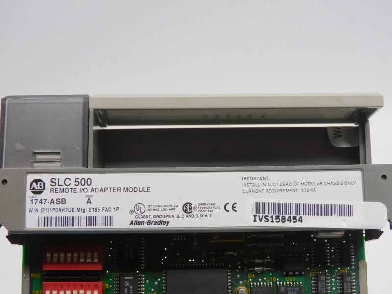 ALLEN BRADLEY 1747-ASB SER. A (NO TERMINAL) UNMP