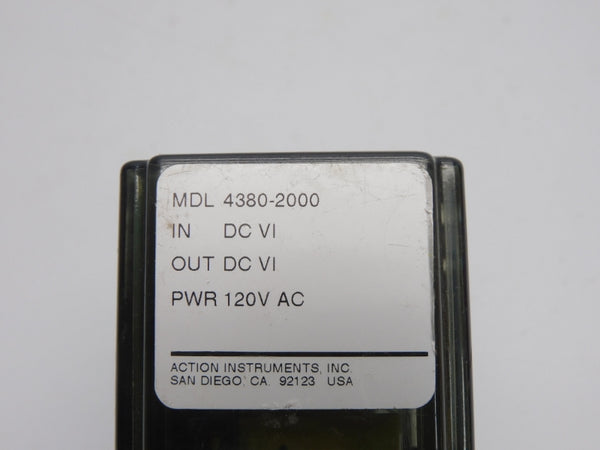 ACTION INSTRUMENTS 4380-2000 120VAC UNMP