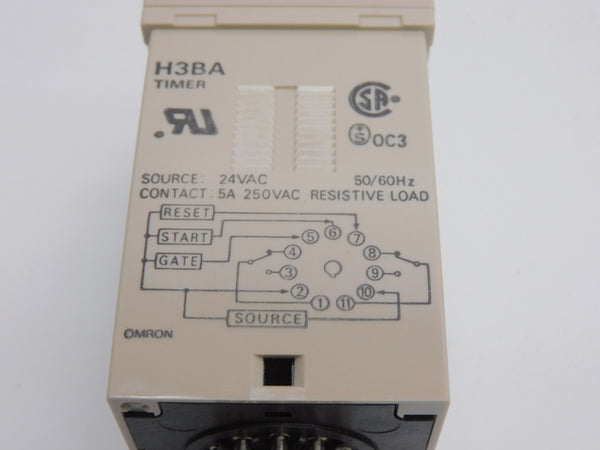 OMRON H3BA 24VAC 5A 0.5S-100H NSMP