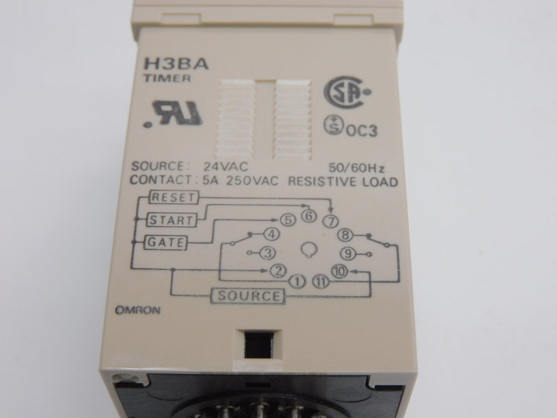 OMRON H3BA 24VAC 5A 0.5S-100H NSMP