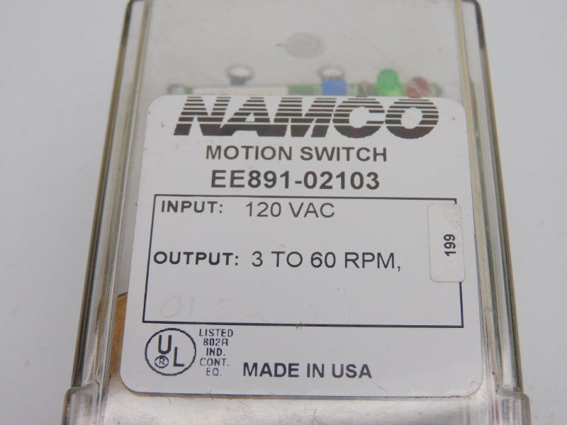 NAMCO CONTROLS EE891-02103 120VAC 5A 3-60RPM UNMP