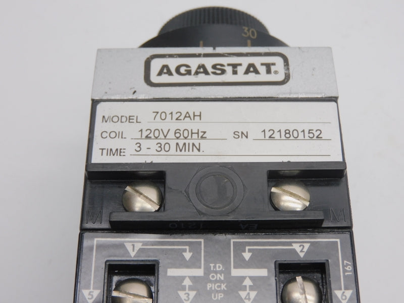 AGASTAT 7012AH 120V 3-30M (AS PICTURED) NSNP