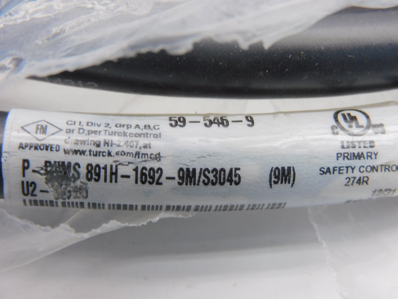 TURCK P-RKMS891H-1692-9M/S3045 U2-14720 NSMP