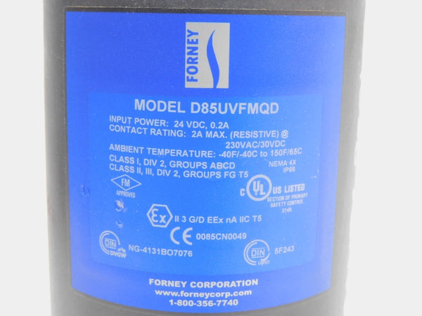 FORNEY D85UVFMQD 24VDC 2A UNMP