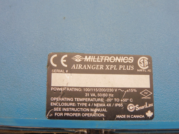MILLTRONICS AIRANGER XPL PLUS 230V UNMP
