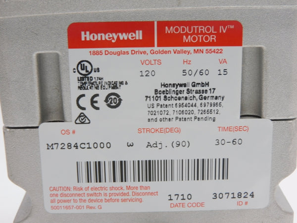 HONEYWELL M7284C100 120V 30-60S NSNP
