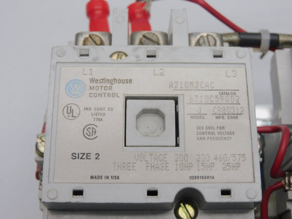 WESTINGHOUSE A210M2CAC 110/120V (AS IS) UNMP