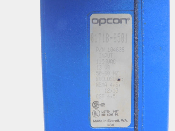 OPCON 8171B-6501 104636 115VAC (AS IS) UNMP