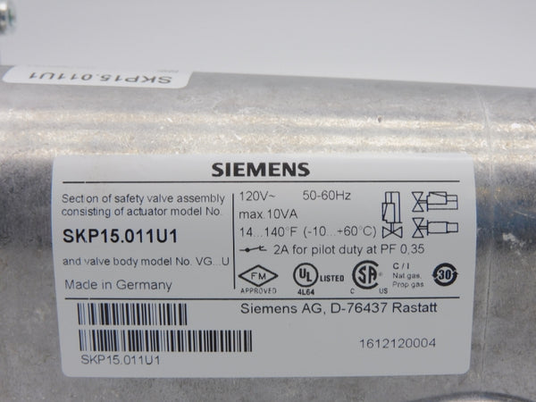 SIEMENS SKP15.011U1 120V 2A NSMP