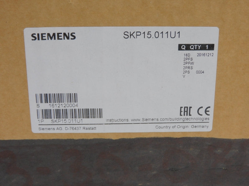 SIEMENS SKP15.011U1 120V 2A NSMP