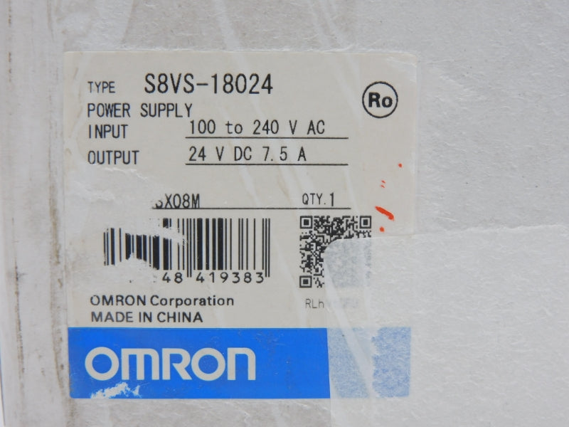 OMRON S8VS-18024 100-240VAC 7.5A NSMP