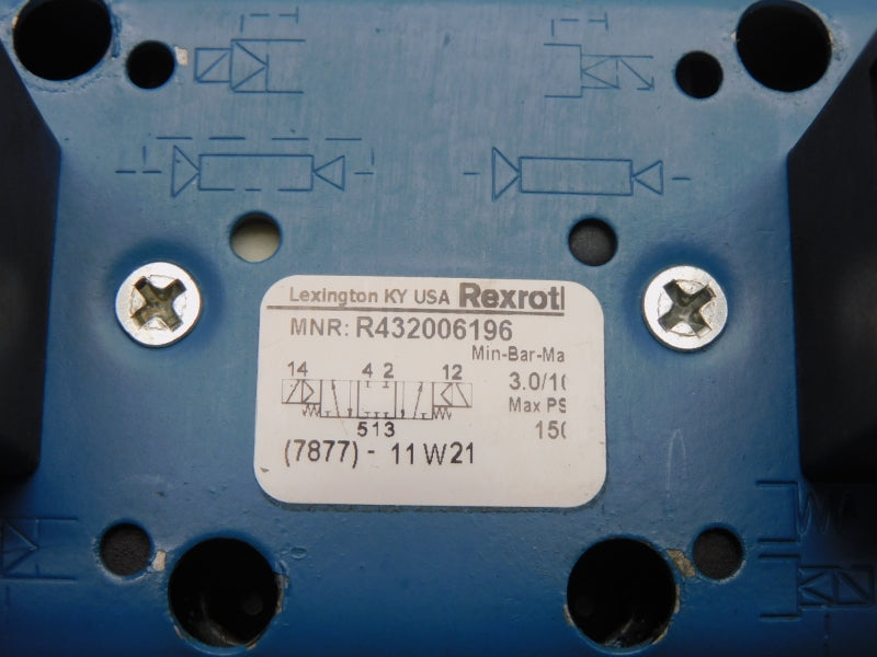 REXROTH R432006196 120VAC 150PSI UNMP