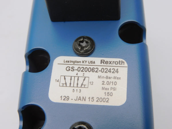 REXROTH GS-020062-02424 120VAC 150PSI NSMP