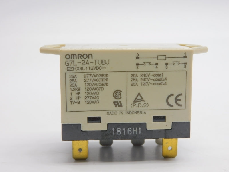 OMRON G7L-2A-TUBJ 12VDC 25A UNMP