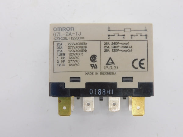 OMRON G7L-2A-TJ 12VDC 25A UNMP
