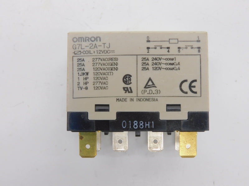 OMRON G7L-2A-TJ 12VDC 25A UNMP