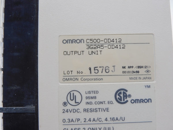 OMRON C500-OD412 24VDC 4.16A NSNP