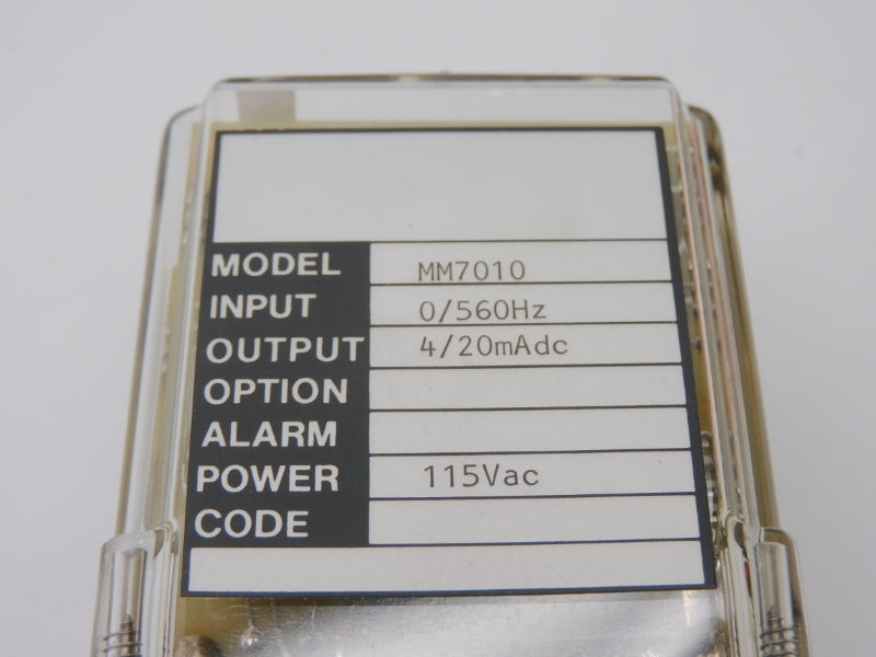 WILKERSON INSTRUMENT MM7010 115VAC NSMP