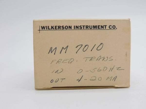 WILKERSON INSTRUMENT MM7010 115VAC NSMP