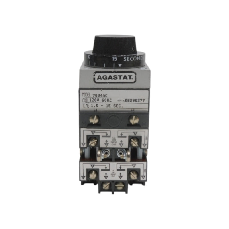 AGASTAT 7024AC 120V 1.5-15S NSNP