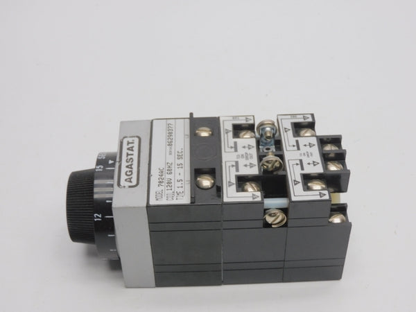 AGASTAT 7024AC 120V 1.5-15S NSNP