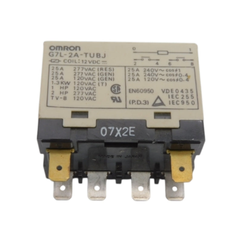 OMRON G7L-2A-TUBJ 12VDC 25A (AS PICTURED) UNMP