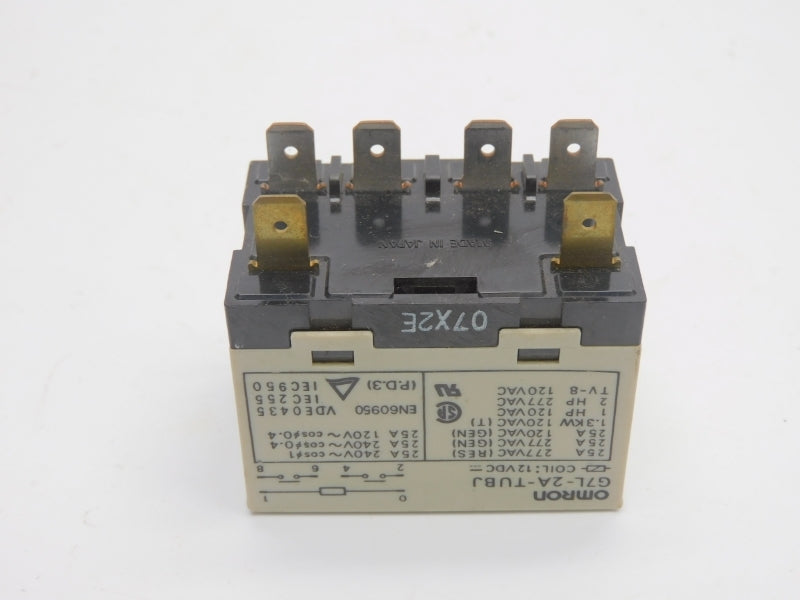 OMRON G7L-2A-TUBJ 12VDC 25A (AS PICTURED) UNMP