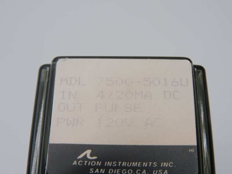 ACTION INSTRUMENTS 7500-5016U 120VAC NSMP
