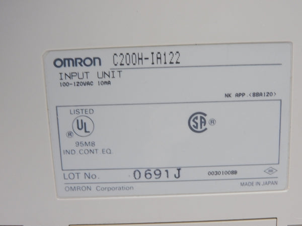 OMRON C200H-IA122 100-120VAC (NO DOOR) NSMP