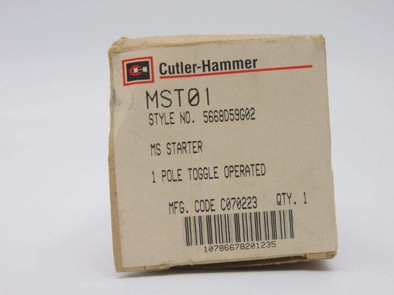 CUTLER HAMMER MST01 115-277VAC NSMP