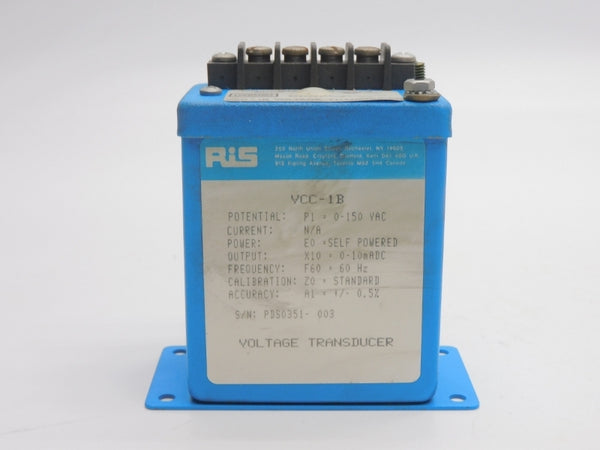 RIS VCC-1B-P1-E0-X10-F60-Z0-A1 0-150VAC UNMP