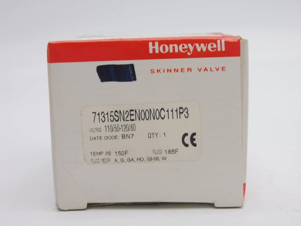 HONEYWELL 71315SN2EN00N0C111P3 110/120V 250PSI 1/16" NSMP