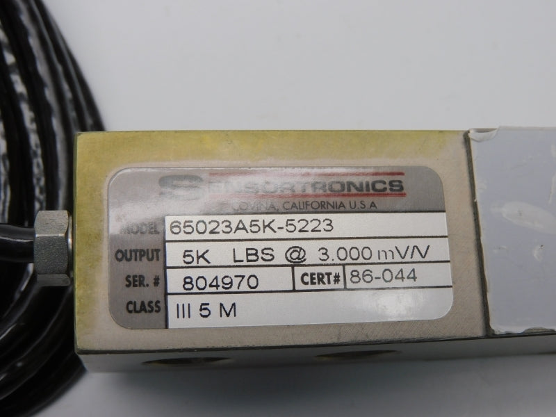 SENSORTRONICS 65023A5K-5223 3.000MV/V NSNP