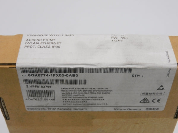 SIEMENS 6GK5774-1FX00-0AB0 F/W V5.1 NSFS